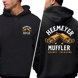 Heemeyer Muffler Black Hoodie Size Small